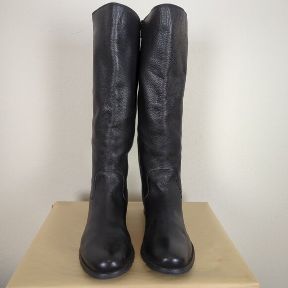 Sofft Sharnell II Black Tall Leather Women Lace up Boots 11M Waterproof - Picture 4 of 16